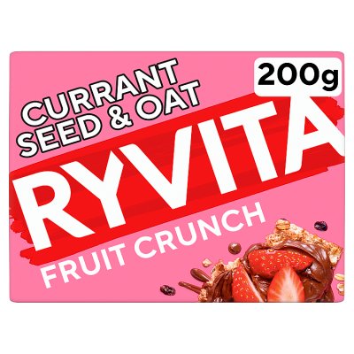 Ryvita crispbread Fruit Crunch currant seed oat 200g, imported from the UK