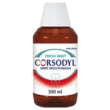 Corsodyl fresh mint alcohol-free mouthwash 300ml, imported from the UK