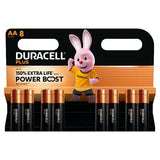 Duracell Plus Power Boost AA batteries 8 pack, UK version