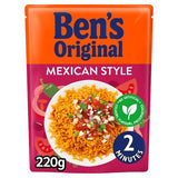 Ben's Original Mexican Style microwave rice 220g, UK version