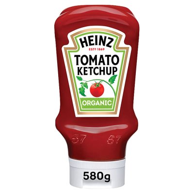 Heinz organic tomato ketchup 580g, imported from the UK