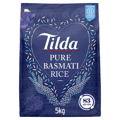 Tilda pure basmati rice 5kg - British product