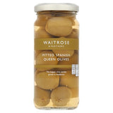 Waitrose pitted Spanish queen olives 225g, UK version