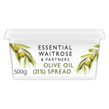Waitrose Essential olive spread 500g - British product