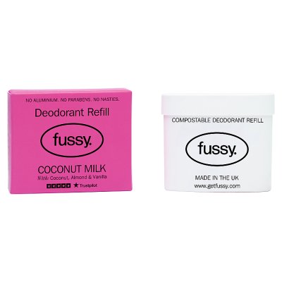 Fussy natural deodorant refill Coconut Milk 40g, UK version