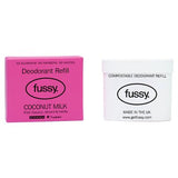 Fussy natural deodorant refill Coconut Milk 40g, UK version