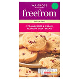 Waitrose strawberries and cream shortbread 150g, imported from the UK