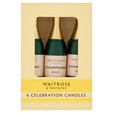 Waitrose celebration cake candles 6 pack, imported from the UK