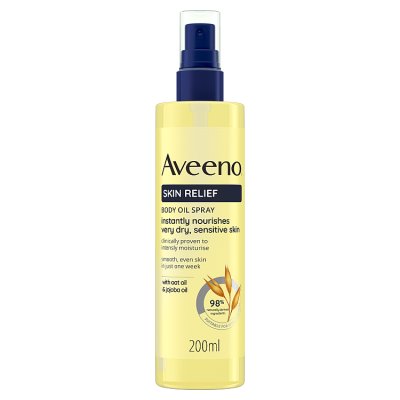 Aveeno Skin Relief body oil spray 200ml, imported from the UK