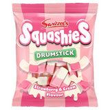 Swizzels Squashies Drumstick strawberry and cream sweets 140g (British brand)
