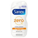 Sanex Zero% hypoallergenic shower gel 450ml, UK version