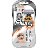 BIC Flex 5 men's disposable razors, 3 pack (British brand)