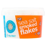 Cornish Sea Salt Co smoked salt flakes 125g, imported from the UK