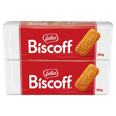 Lotus Biscoff multipack 2x250g crunchy biscuits (British brand)