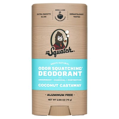 Dr Squatch Coconut Castaway deodorant 75g, UK version