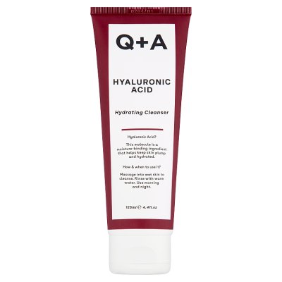 Q+A hyaluronic acid gel cleanser 125ml, UK version