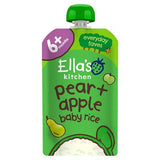 Ella's Kitchen baby food pear apple rice 120g, imported from the UK