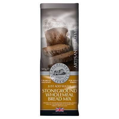 Bacheldre stoneground wholemeal bread mix 500g (British brand)