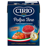 Cirio Polpa finely chopped tomatoes 390g, UK version