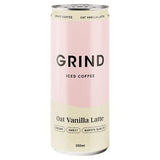 Grind iced vanilla oat latte coffee 250ml (British brand)