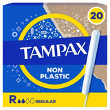 Tampax Regular tampons with cardboard applicator 20s (British brand)