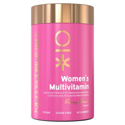 Nutriburst women's multivitamin gummies 60s - British product