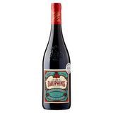 Les Dauphins Côtes du Rhône Villages red wine 75cl, imported from the UK