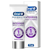 Oral-B Intensive Whitening Radiant White toothpaste 75ml, imported from the UK
