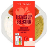 Waitrose Tex Mex Dip Selection 240g, imported from the UK