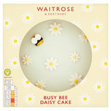 Waitrose Daisy Cake 634g Madeira sponge with raspberry jam - British product