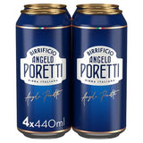 Poretti four hops lager beer 4x440ml - British product