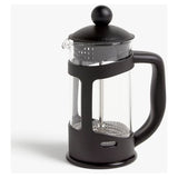 John Lewis Black 3 Cup cafetiere 350ml, UK version