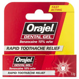 Orajel toothache relief gel 5.3g, imported from the UK