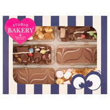 Studio Bakery traybake selection 6-pack with Tiffin and millionaire shortbread, UK version