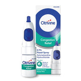 Otrivine congestion relief nasal spray 0.1% 10ml, imported from the UK