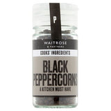 Cooks' Ingredients black peppercorns 42g glass jar, imported from the UK