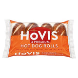 Hovis hot dog rolls 4 pack (British brand)
