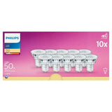 Philips LED GU10 warm white bulb 4.6W, imported from the UK