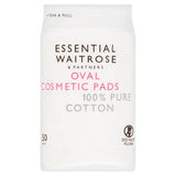 Essential Waitrose oval cotton pads 50 count (British brand)