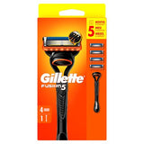 Gillette Fusion 5 razor starter pack - British product