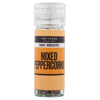 Cooks' Ingredients mixed peppercorn mill 38g, imported from the UK
