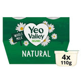 Yeo Valley organic natural yogurt 4x110g, imported from the UK