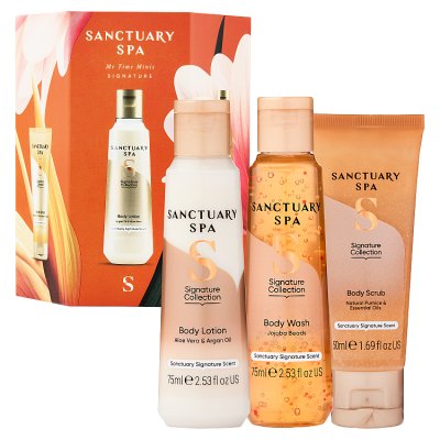 Sanctuary Spa Me Time Minis gift set, imported from the UK