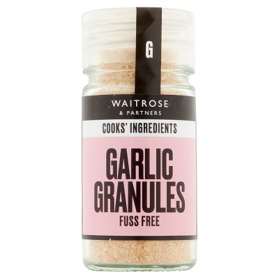 Cooks' Ingredients garlic granules 52g, UK version