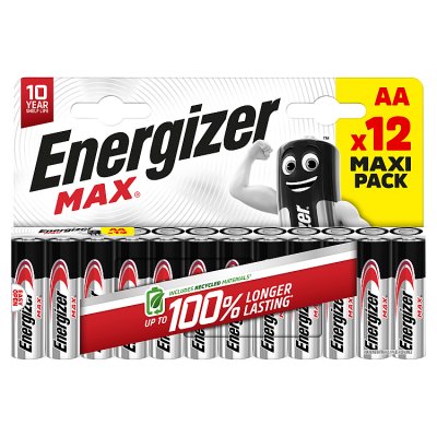 Energizer Max AA batteries 12 pack (British brand)