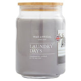 Wax Lyrical large jar candle Laundry Days 475g - British product