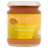 Waitrose thick cut Sicilian lemon marmalade 340g, UK version