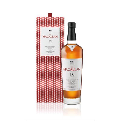 Macallan Double Cask 18 year old single malt whisky 70cl (British brand)