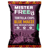 Mister Free'd blue corn tortilla chips 135g, UK version