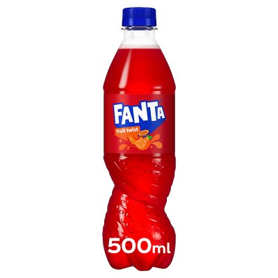Fanta Fruit Twist soft drink 500ml (British brand)